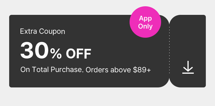 BLACK OLIVE App Only Extra Coupon 30% OFF On Total Purchase