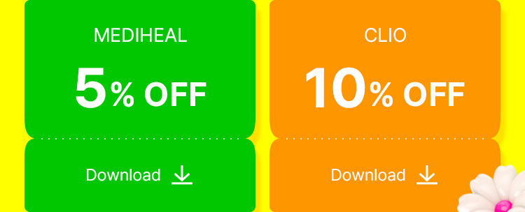 MEDIHEAL 5% off Download CLIO 10% off Download