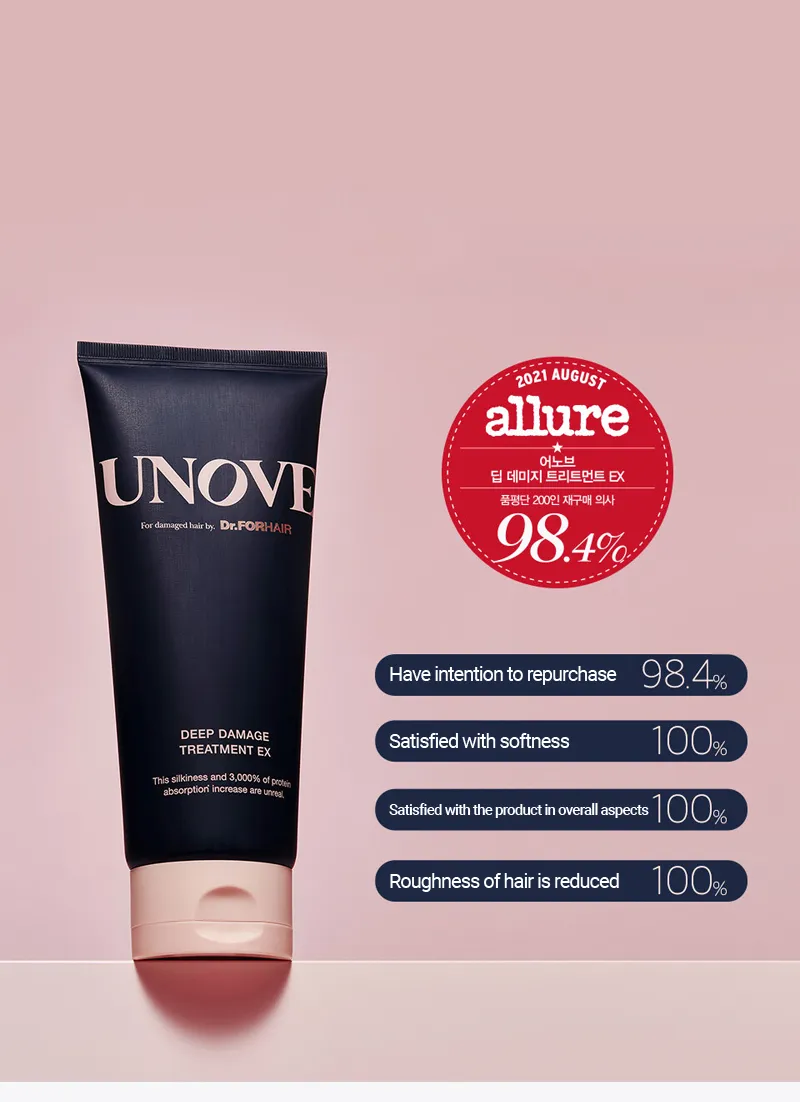 UNOVE ★2025 Awards★ UNOVE Deep Damage Treatment EX 320ml Duo Set (+Freeze Calming Conditioner 30ml)