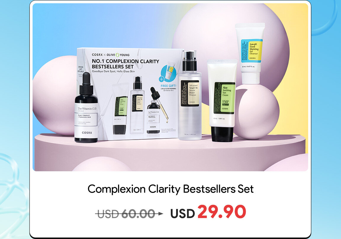 Complexion Clarity Bestsellers Set USD 29.90