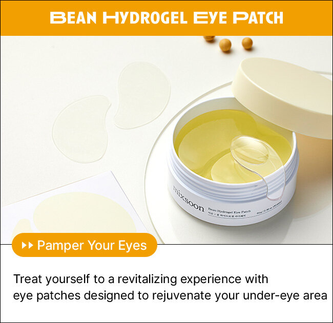 BEAN HYDROGEL EYE PATCH Pamper Your Eyes Treat yourself to a revitalizing experience with eye patches designed to rejuvenate your under-eye area