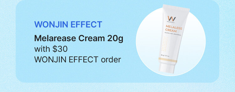 WONJIN EFFECT Melarease Cream 20g with $30 WONJIN EFFECT order