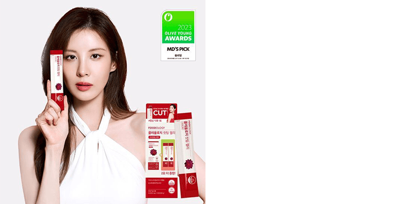 FOODOLOGY Coleology Cutting Jelly 30 Sticks (30-day supply