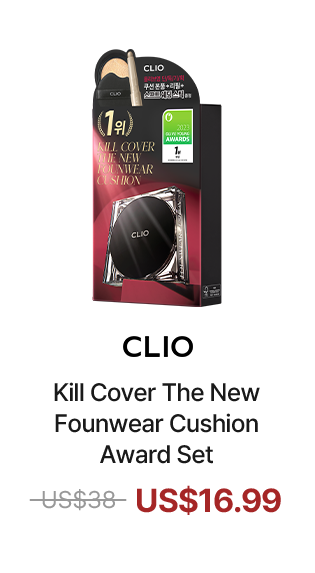 CLIO Kill Cover The New Founwear Cushion Award Set US$16.99