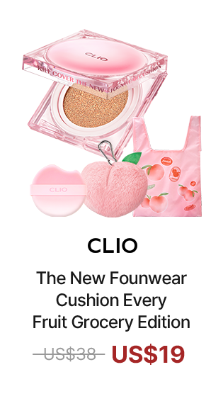 CLIO The New Founwear Cushion Every Fruit Grocery Edition US$19