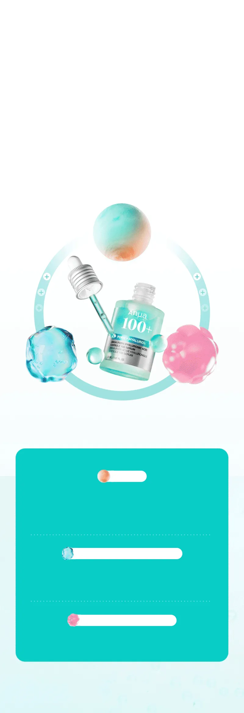 Anua PDRN Hyaluronic Capsule 100 Serum 30ml Refill Set