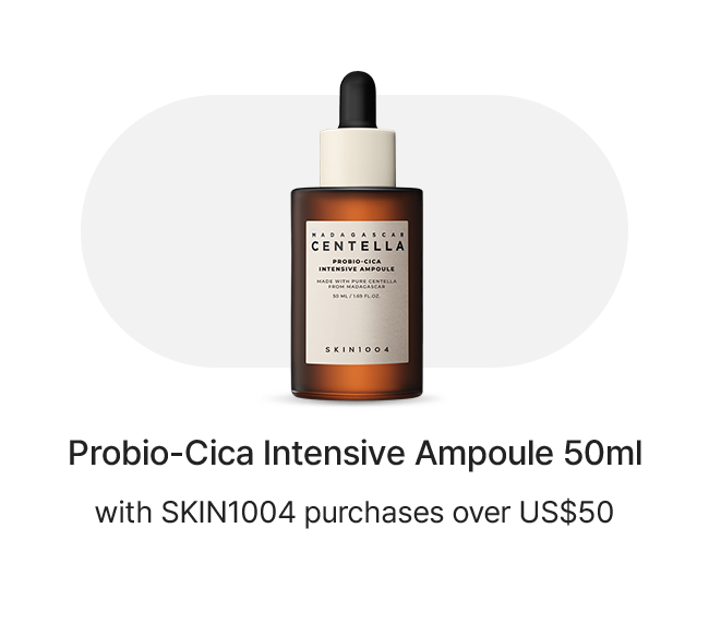 Probio-Cica Intensive Ampoule 50ml with SKIN1004 purchases over US$50