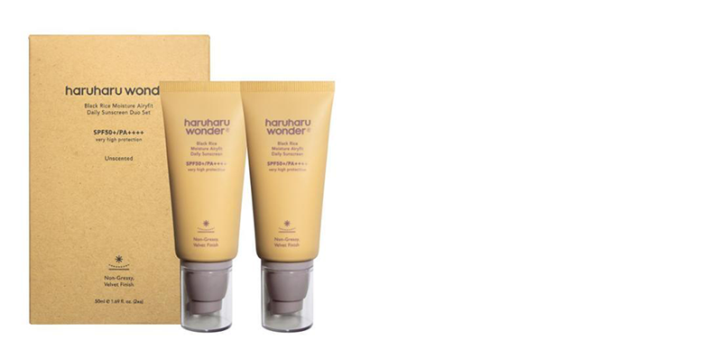 Haruharu wonder Black Rice Moisture Airyfit Daily Sunscreen Duo