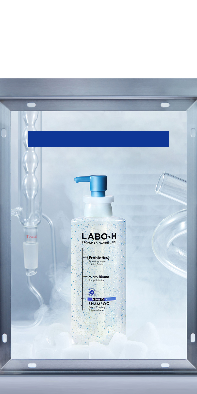 LABO-H Scalp Cooling & No Sebum Shampoo 333ml Set (+50ml) | OLIVE