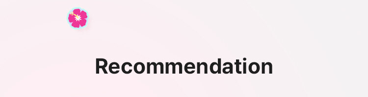 Recommendation
