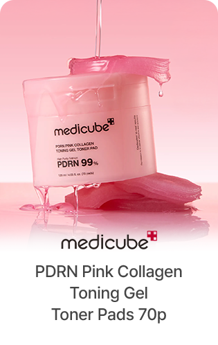 medicube PDRN Pink Collagen Toning Gel Toner Pads 70P