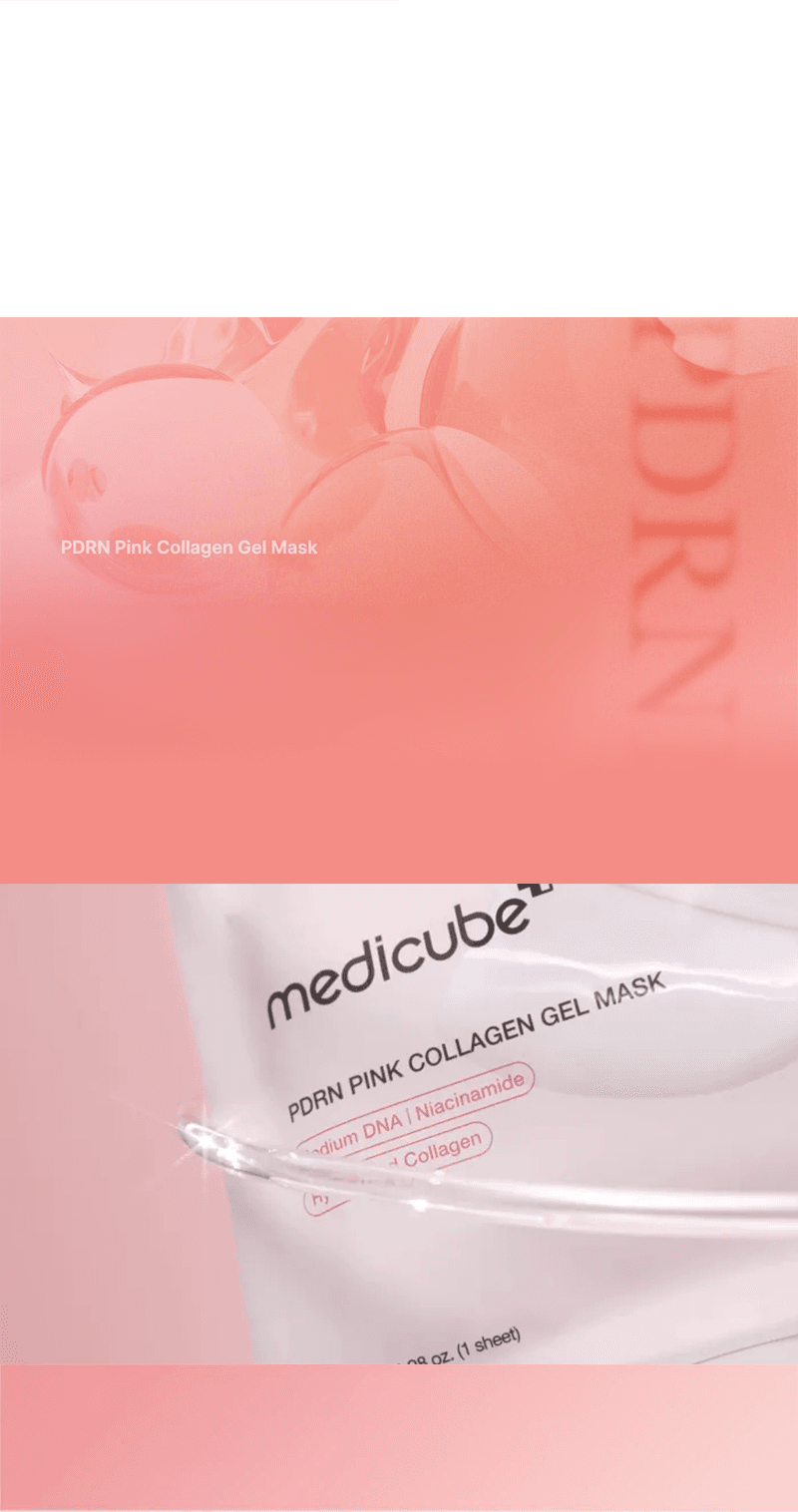 medicube PDRN Pink Collagen Gel Mask Sheet 4ea | OLIVE YOUNG Global