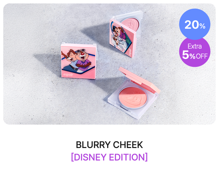 20% Extra 5% off BLURRY CHEEK [DISNEY EDITION]