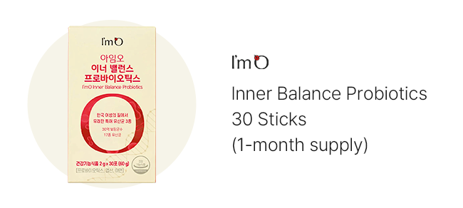 I’mO: Inner Balance Probiotics 30 Sticks (1-month supply)