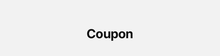 Coupon