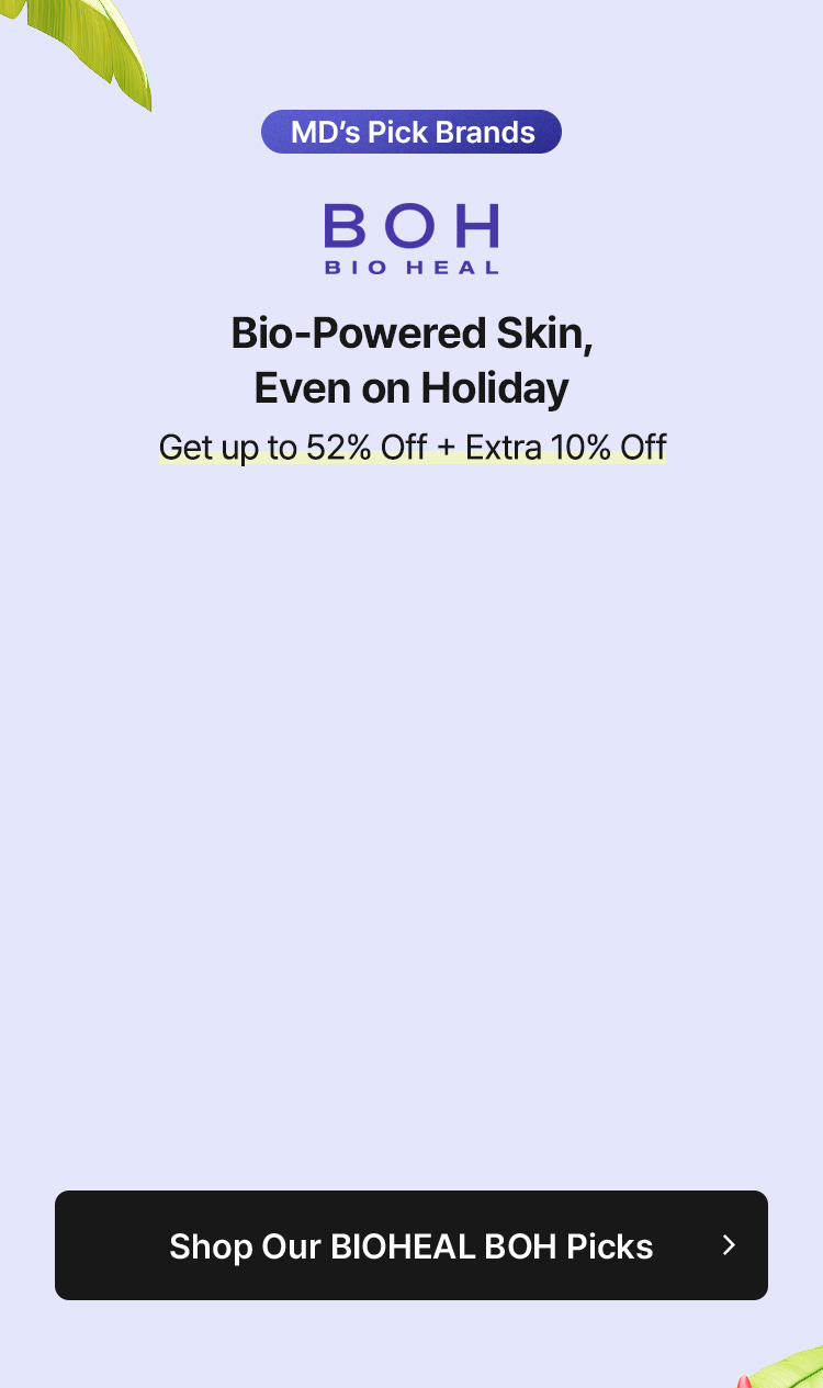 BOH – Bio-Powered Skin, Even on Holiday / Get up to 52% Off + Extra 10% Off
