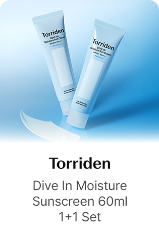 Torriden: Dive In Moisture Sunscreen 60ml 1+1 Set