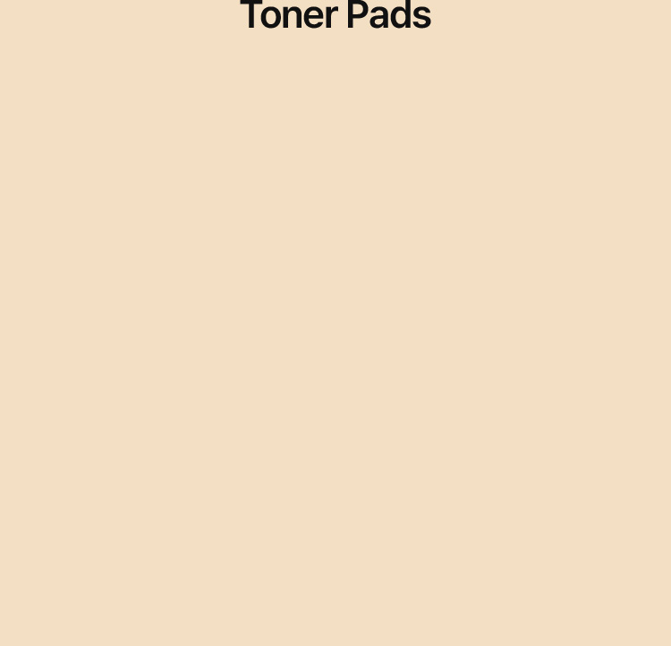 Toner Pads