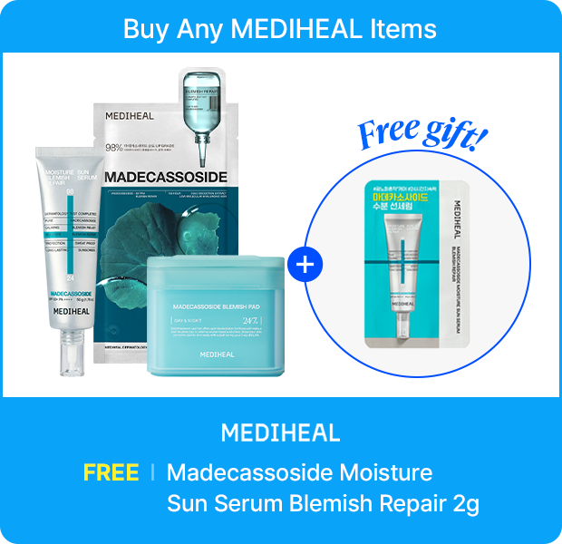MEDIHEAL: FREE Madecassoside Moisture Sun Serum Blemish Repair 2g