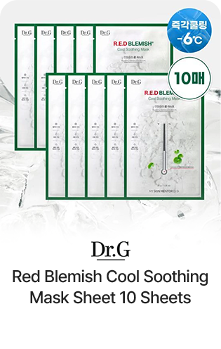 Dr.G: Red Blemish Cool Soothing Mask Sheet 10 Sheets