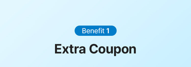 Benefit 1 Extra Coupon