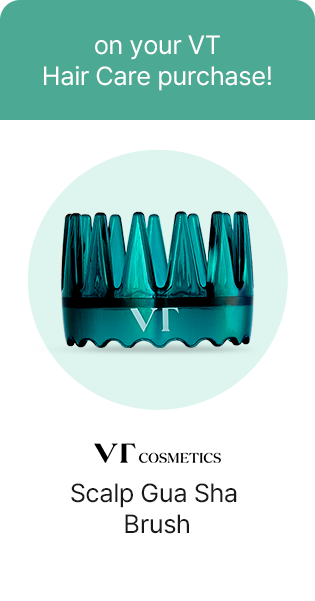 on your VT shampoo purchase! Scalp Gua Sha  Brush