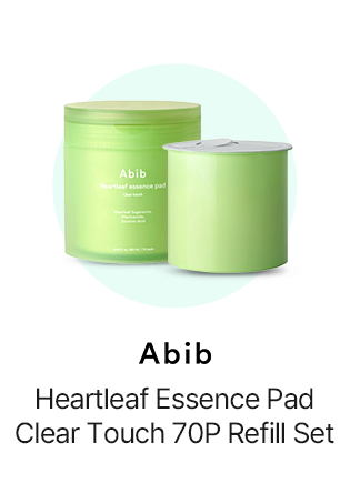 Abib Heartleaf Essence Pad Clear Touch 70P Refill Set