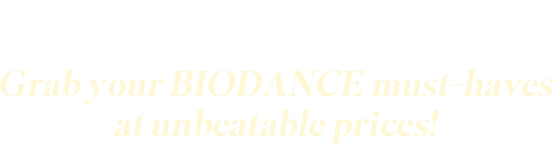 Your collagen boost starts here Limited-time BIODANCE  deals! Grab your BIODANCE must-haves at unbeatable prices!