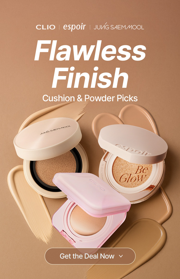 CLIO | espoir | JUNG SAEM MOOL Flawless Finish Cushion & Powder Picks Get the Deal Now