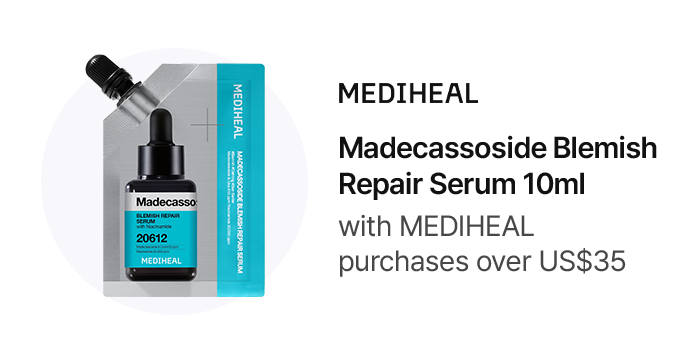 MEDIHEAL Madecassoside Blemish Repair Serum 10ml with MEDIHEAL purchases over US$35