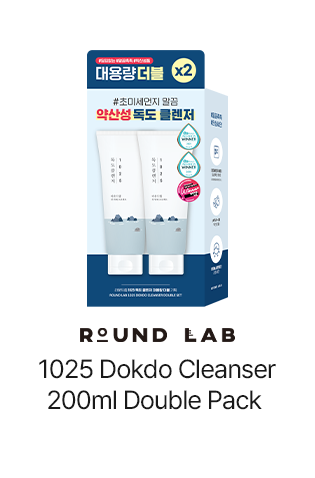 ROUND LAB 1025 Dokdo Cleanser 200ml Double Pack