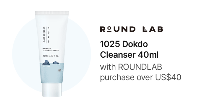ROUND LAB 1025 Dokdo Cleanser 40ml with ROUND LAB purchase over US$40