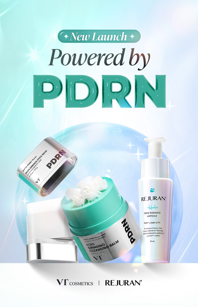 New Launch Powered by PDRN / VT COSMETICS × REJURAN / PDRN