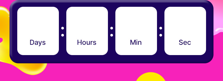 Days / Hours / Min / Sec