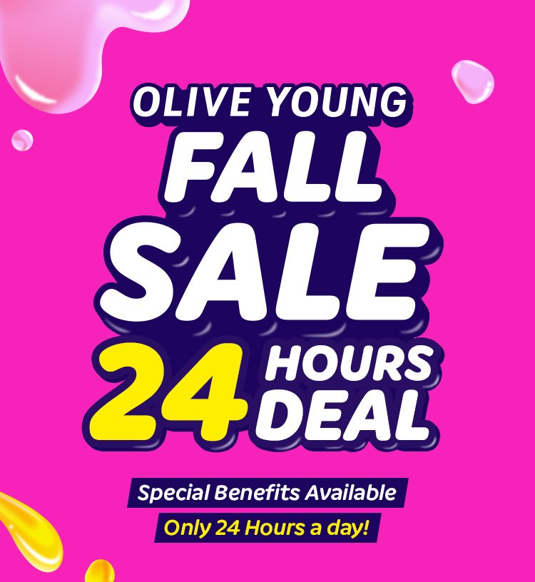 OLIVE YOUNG FALL SALE 24 HOURS DEAL Special Benefits Available Only 24 Hours a day!