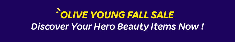 OLIVE YOUNG FALL SALE Discover Your Hero Beauty Items Now!