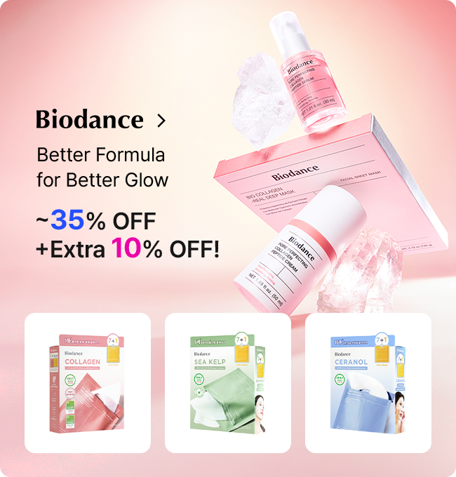 Biodance Better Formula for Better Glow ~35% OFF +Extra 10% OFF!