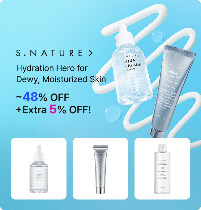 S.NATURE Hydration Hero for Dewy, Moisturized Skin ~48% OFF +Extra 5% OFF!