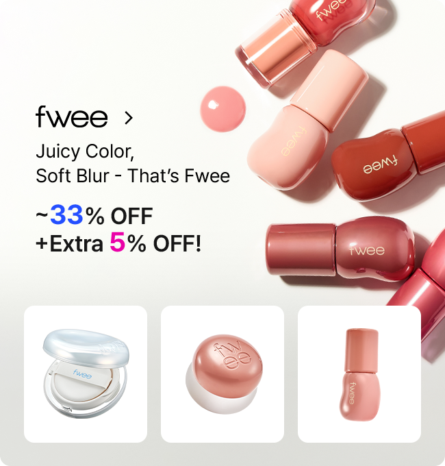 fwee Juicy Color, Soft Blur - That's Fwee ~33% OFF +Extra 5% OFF!
