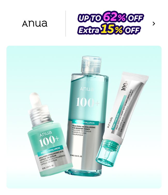 Anua UP TO 62% OFF Extra 15% OFF