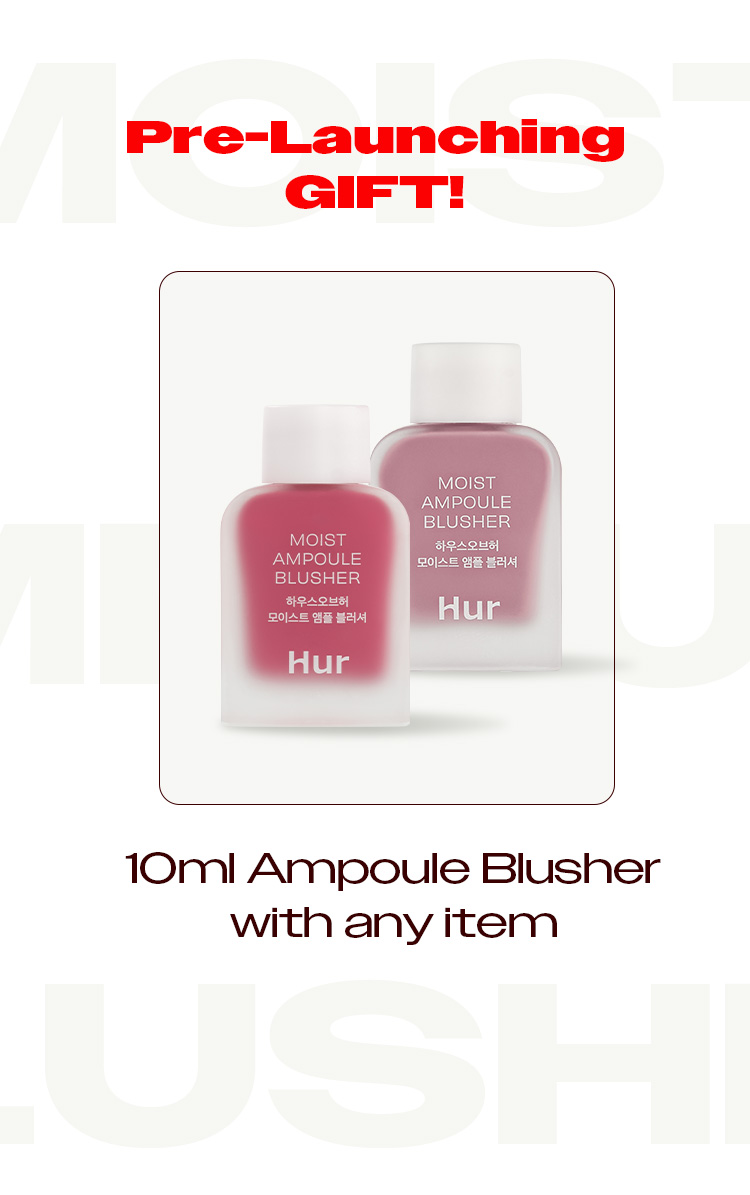 Pre-Launching GIFT! 10ml Ampoule Blusher with any item