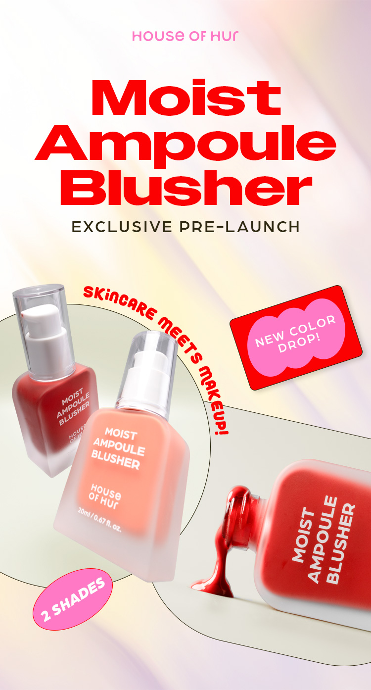 HOUSE OF HUR Moist Ampoule Blusher Exclusive Pre-Launch