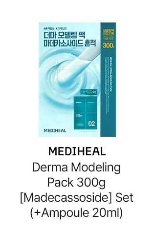 MEDIHEAL: Derma Modeling Pack 300g (Madecassoside) Set (+Ampoule 20ml)