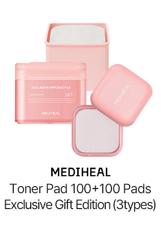 MEDIHEAL: Toner Pad 100+100 Pads Exclusive Gift Edition (3types)