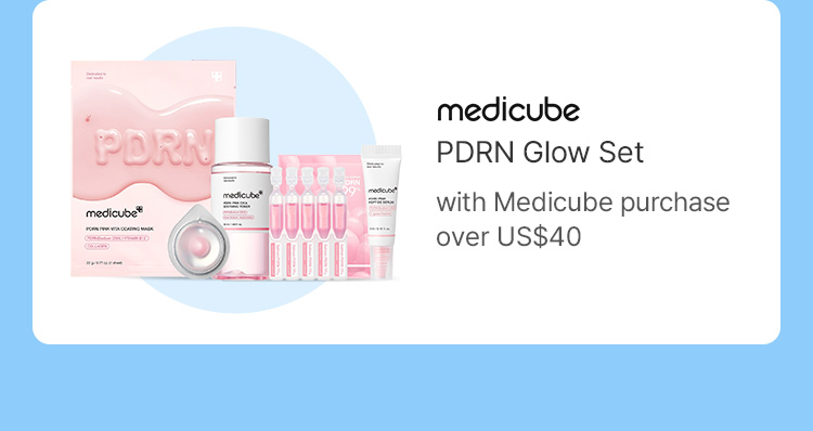 medicube: PDRN Glow Set / with Medicube purchase over US$40