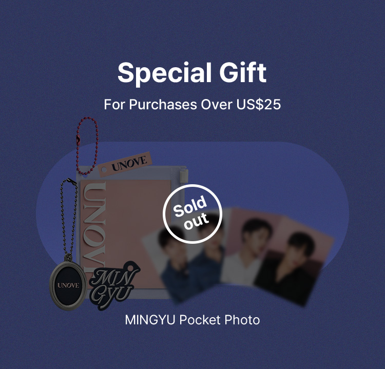 Special Gift For Purchases Over US$25 MINGYU Pocket Photo