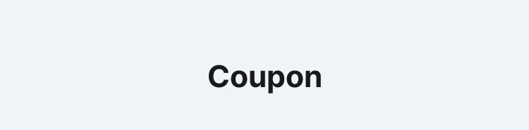Coupon