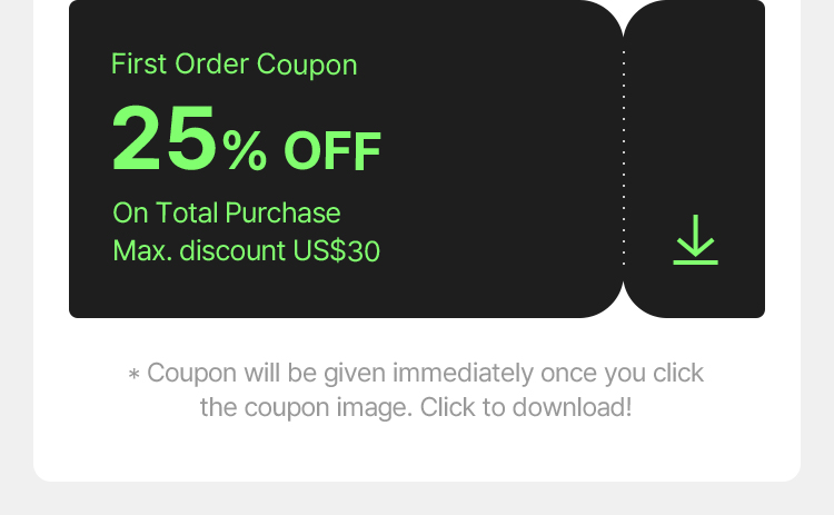 coupon will be given immediately once you click the image