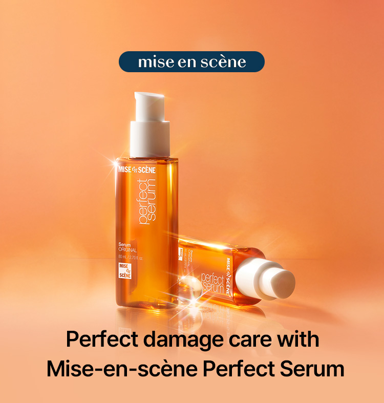 Mis-en-scene Perfect damage care with  Mise-en-scène Perfect Serum