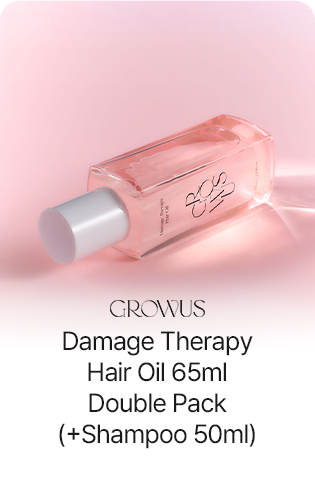 GROWUS Damage Therapy Hair Oil 65ml Double Pack (+Shampoo 50ml)